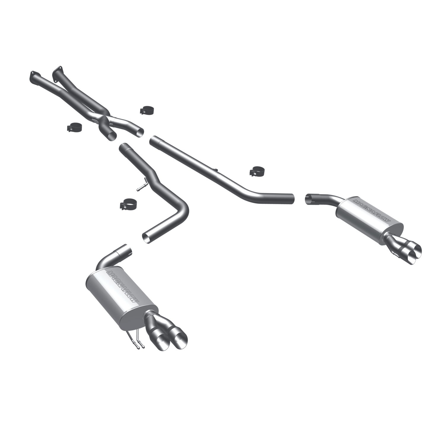 Hyundai Cat-Back 09 Hyun Genesis 4.6L Sedan Magnaflow Cat-Back