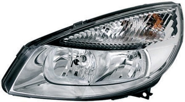 Koplamp rechts SCENIC 03-06 HELLA H7+H1