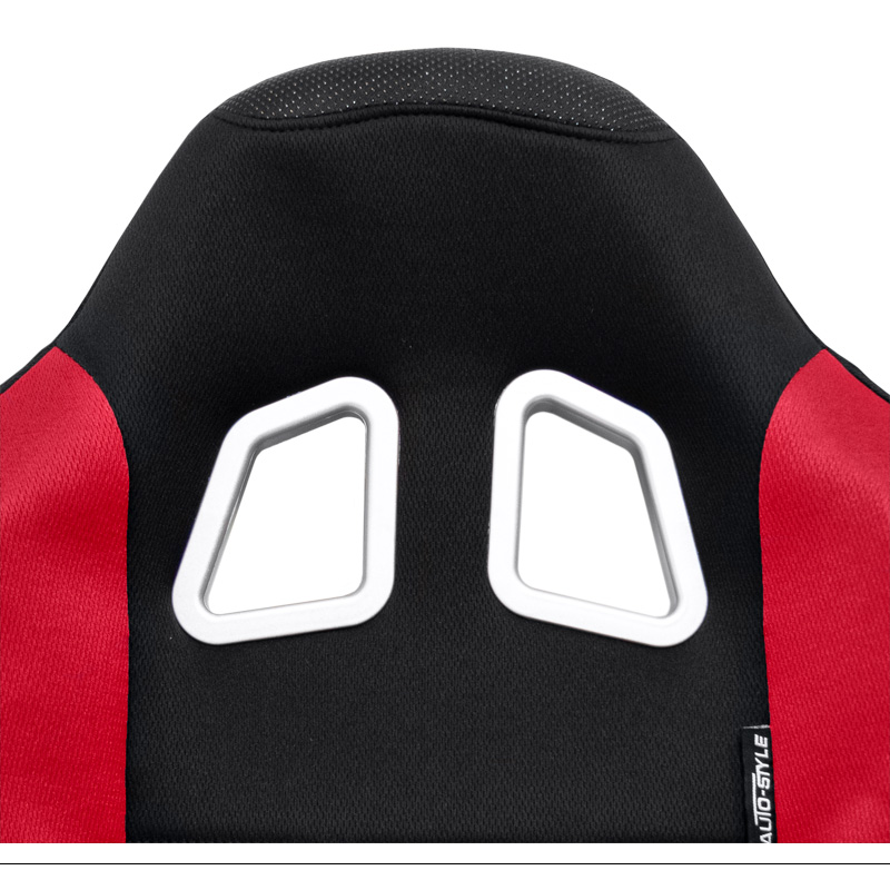 Sportstoel 'K5' - Zwart/Rood - Vaste rugleuning - incl. sledes