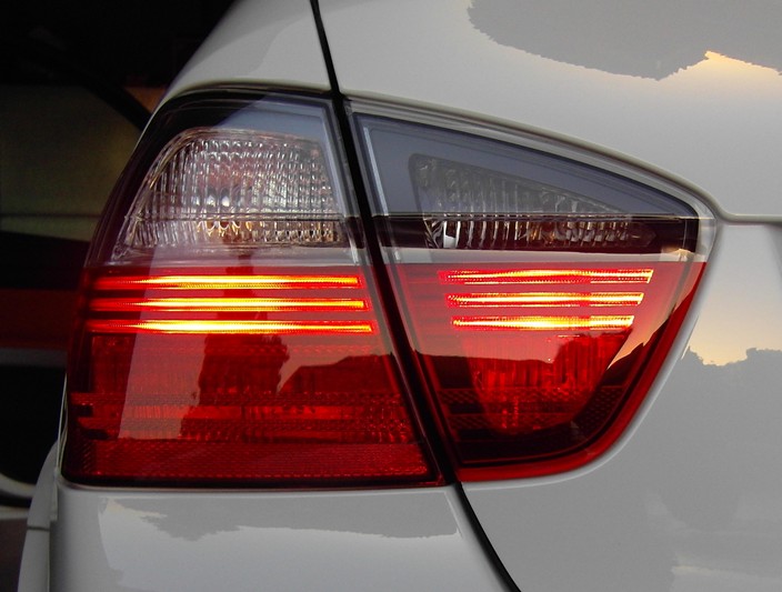 Achterlichten passend voor BMW E90 05-08 Rood/Smoke