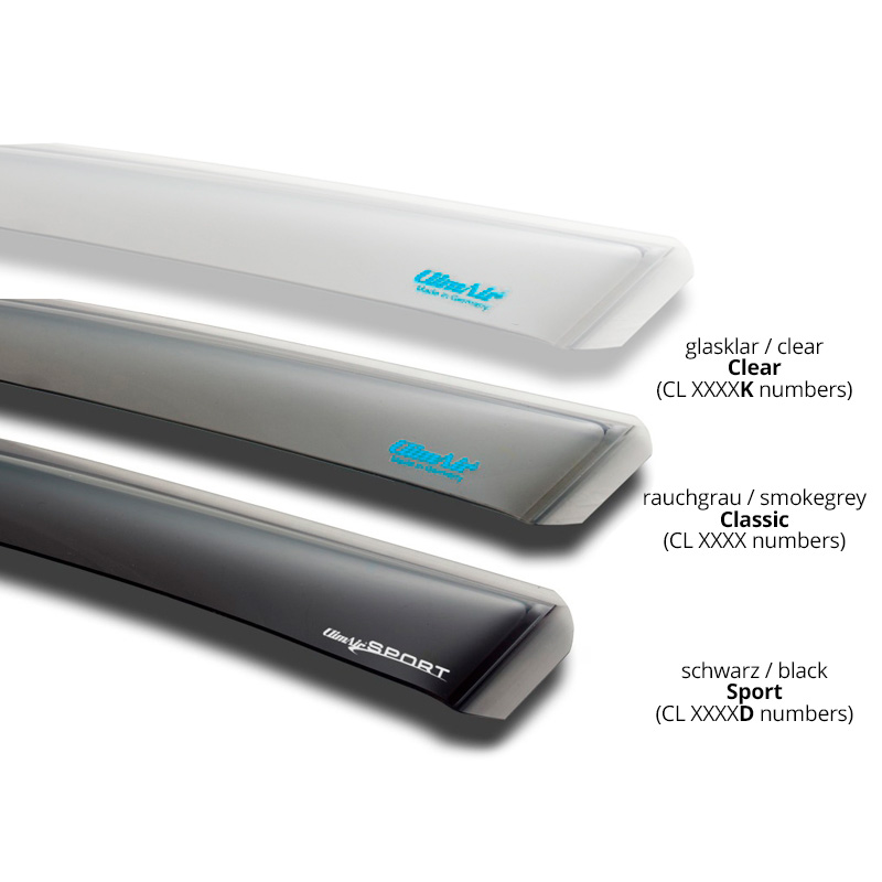 Zijwindschermen Master (achter)  Opel Vectra C Caravan 2003-2008