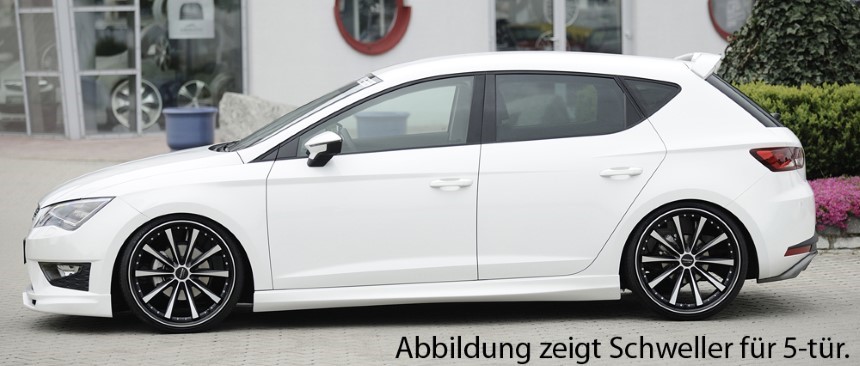 Zijskirts Seat Leon F5 FR/Cupra 3dr. Rieger