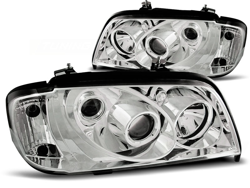 Koplampen Mercedes W202 93-00 Chroom
