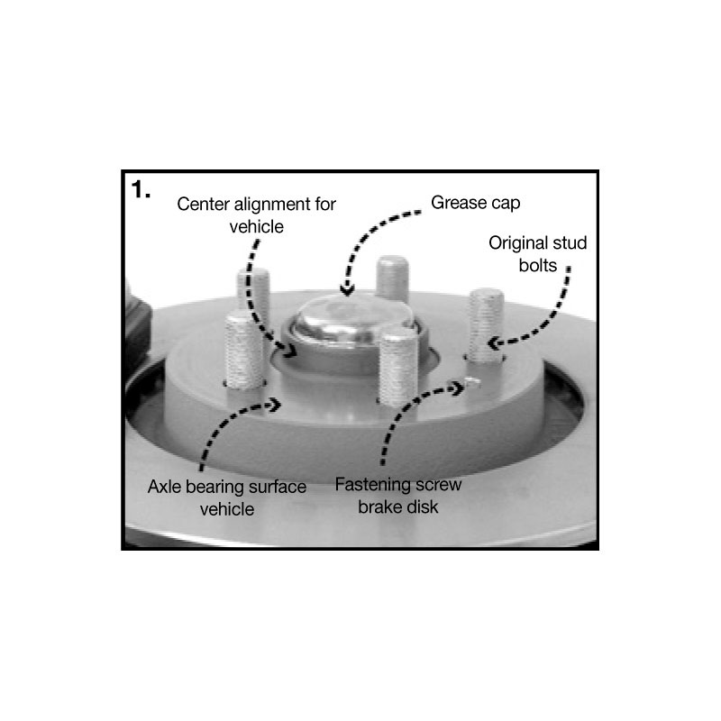 H&R DRM-Systeem Spoorverbreders 18mm 5x105 - Naaf 56,6mm - Boutmaat M12x1,5 -   Chevrolet/Smart/Opel
