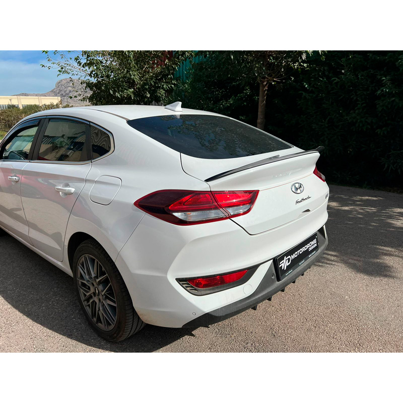 Achterspoilerlip  Hyundai i30 III Fastback incl. N-Line 2017- (ABS Glanzend zwart)