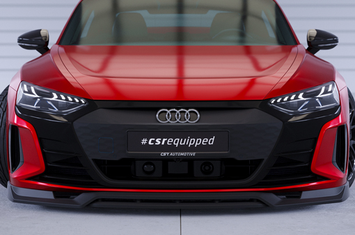 Voorspoiler Audi e-tron GT CSR Glans Zwart