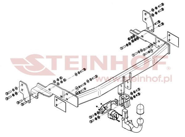 Trekhaak Kia Sorento 2002-06/2006