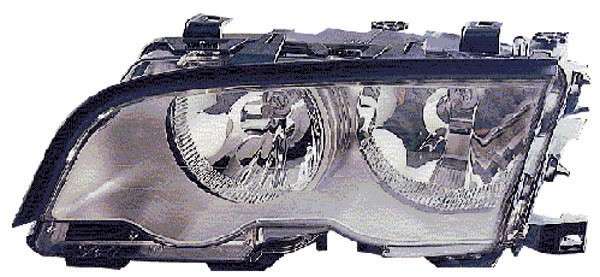 Koplamp rechts BMW E46 98-01 TITAN/ZILVERKLEUR