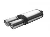 Sport-Eindemper 2x80mm Universeel RVS Ulter-Sport