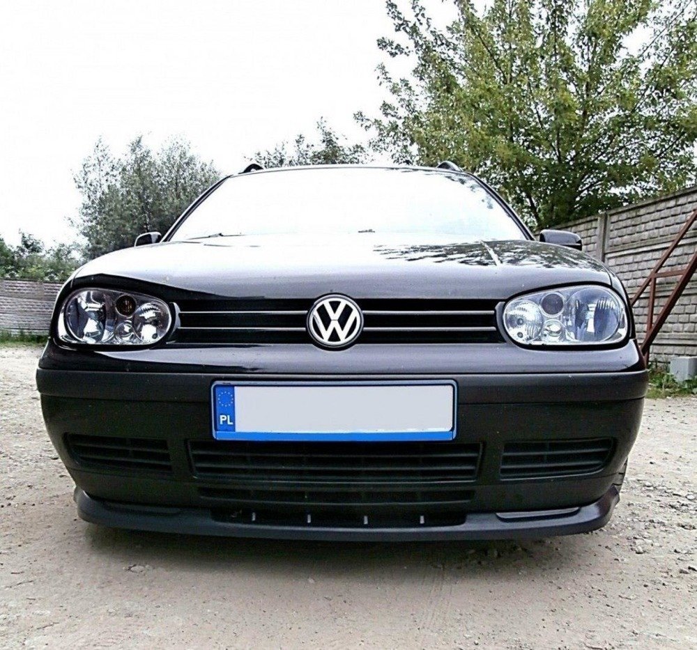 Voor Splitter VW GOLF 4  Glans Zwart
