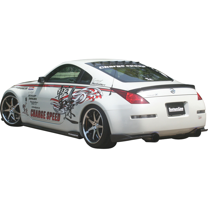 Chargespeed Achterbumperskirt  Nissan 350Z Z33 BottomLine (FRP)