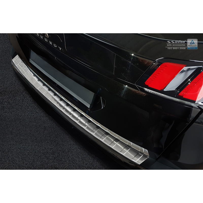 RVS Achterbumperprotector  Peugeot 3008 II 2016- 'Ribs'