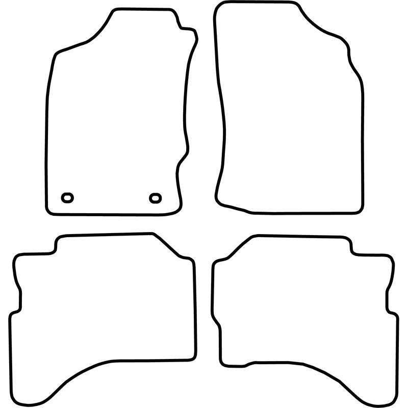 Automatten  Mitsubishi L200 2010-2015