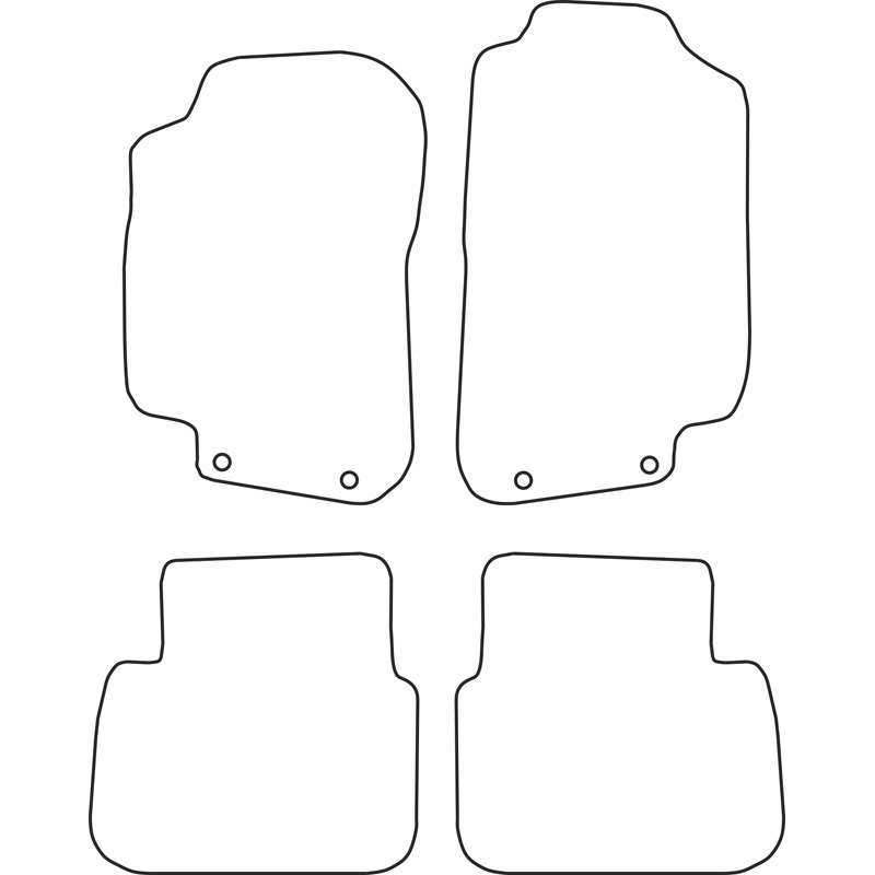 Automatten Velours  Saab 9-5 1997-2008