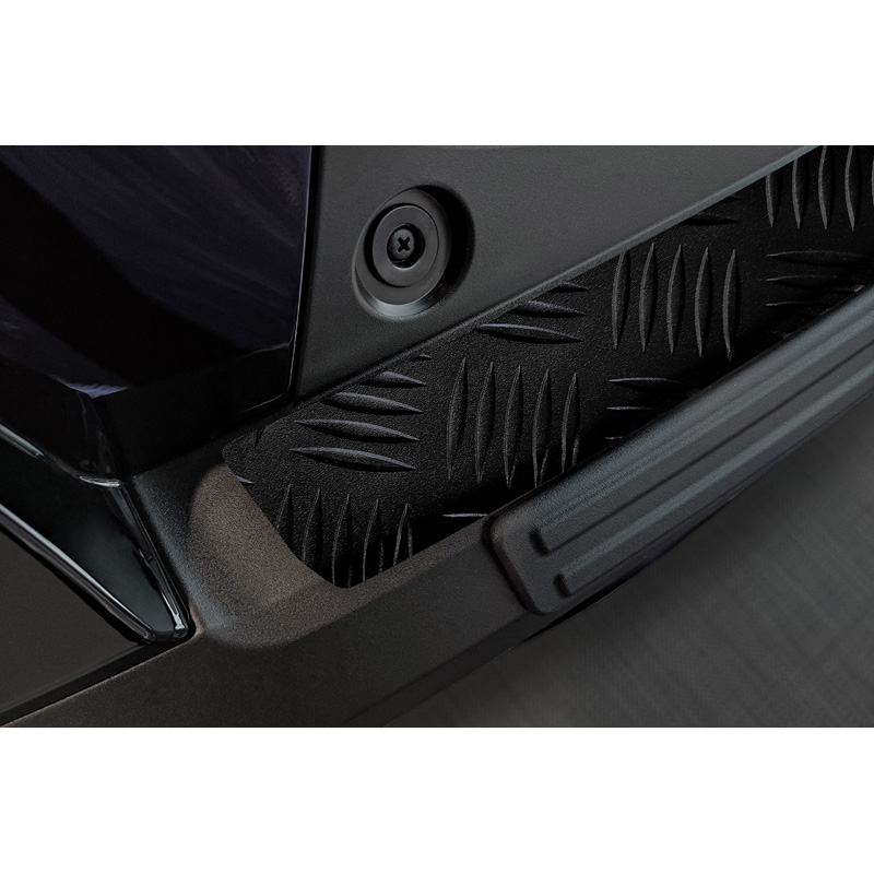 Matzwart Aluminium Achterbumperprotector  Toyota Corolla Cross 2022- 'Riffled Plate'