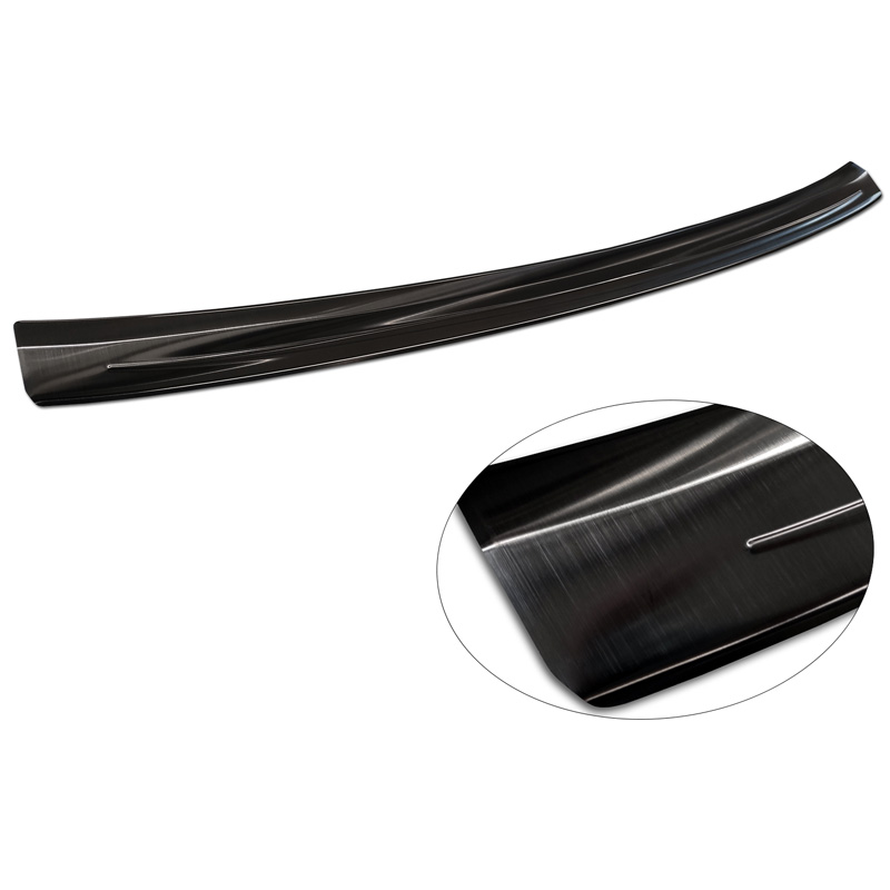 Zwart RVS Achterbumperprotector  Audi Q4 E-Tron 2021-