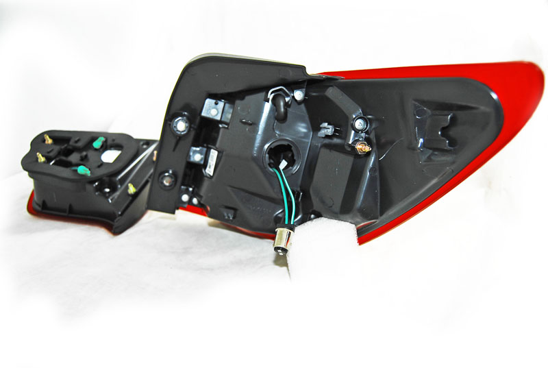 Achterlichten KIA Sportage III 10- 04.14 Tube LED Rood/Smoke
