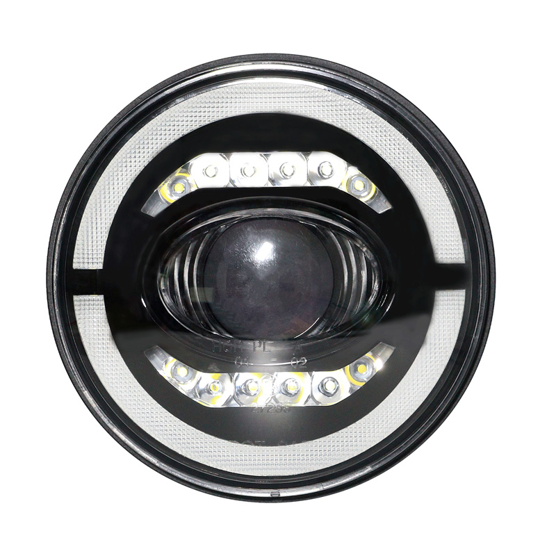 Set LED Koplampen -  Hummer/Jeep/Land Rover/Mazda/Volkswagen diverse modellen - Zwart