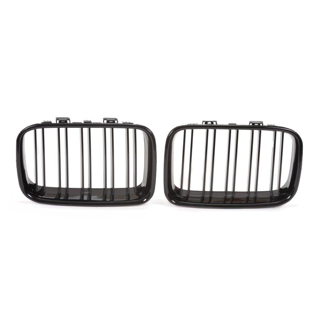 Grill Nieren BMW E36 91-96 Glans Zwart