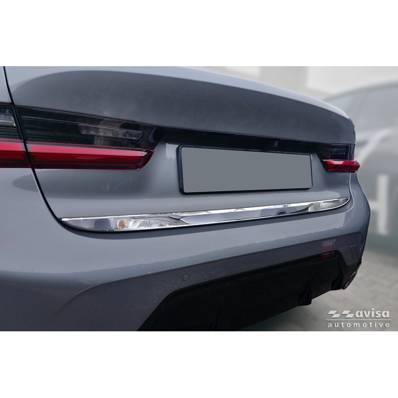 Avisa Chroom RVS Kofferbak Sierlijst  BMW 3-Serie (G20) M-Sport Facelift 2018-2022, Facelift 2022-2024 & Facelift 2024-