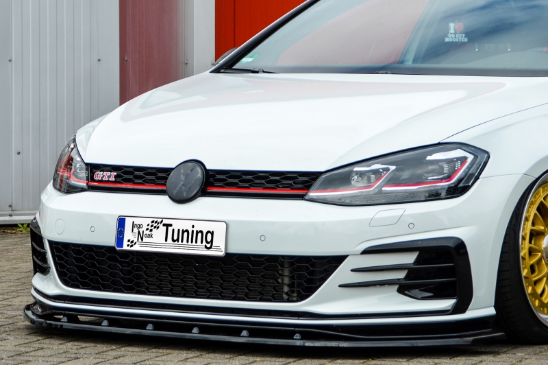 Voorspoiler Volkswagen Golf 7 GTI TCR Glans Zwart