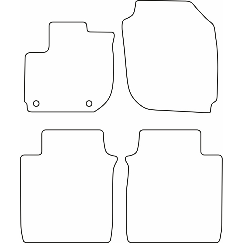 Automatten Velours  Honda Jazz IV 2015-2020