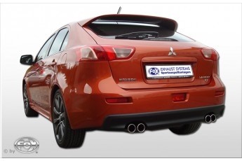 Mitsubishi Lancer Rally Art Einddemper Uitgang rechts/links - 2x