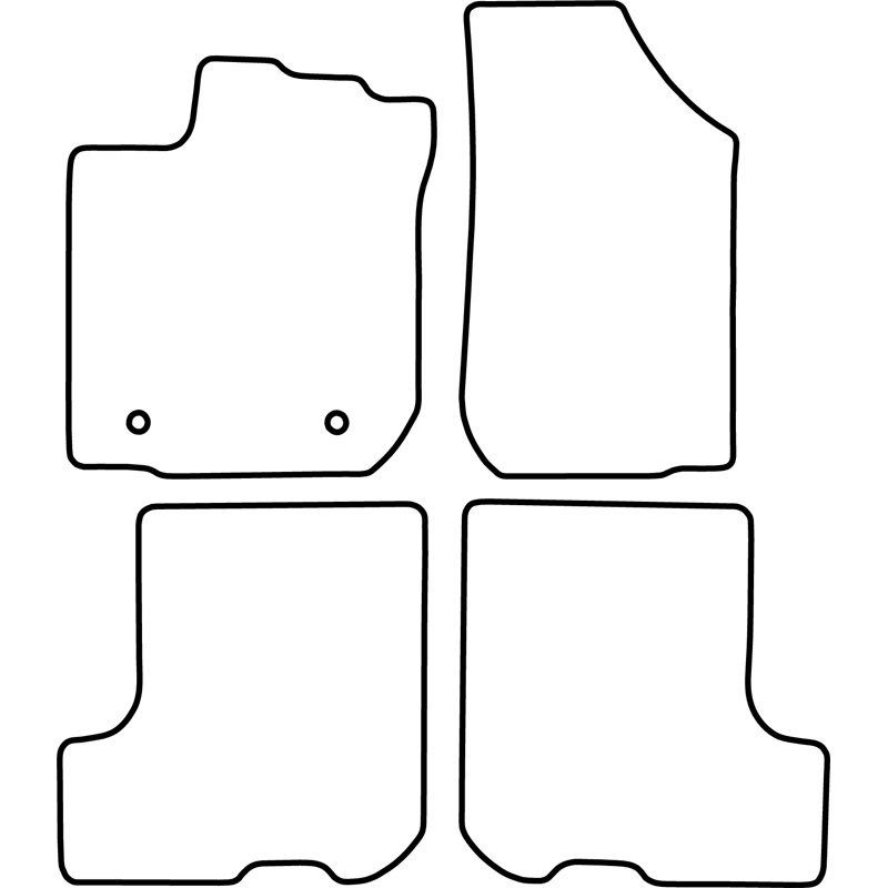 Automatten  Dacia Sandero 2013-