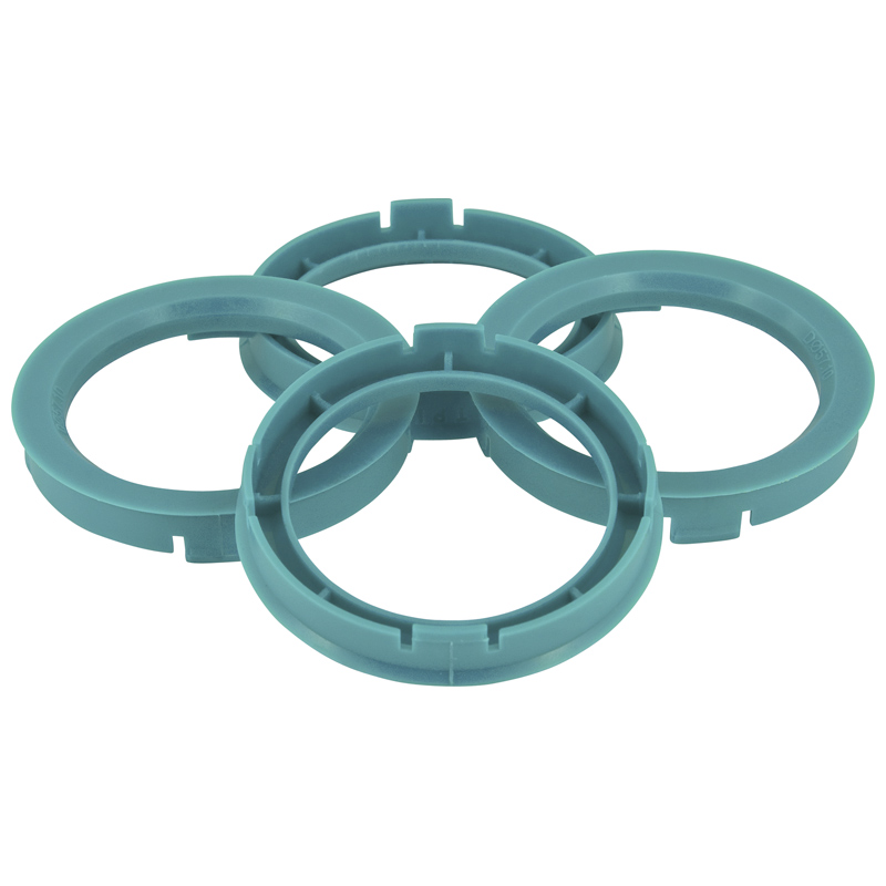 Set TPI Centreerringen - 72.5->60.1mm - Process Blauw
