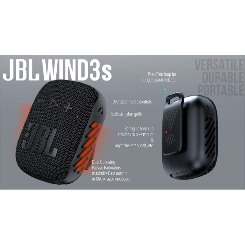 JBL Wind 3S draagbare Bluetooth-luidspreker