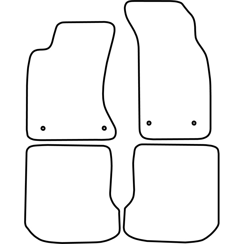 Automatten  Audi A4 1999-2001