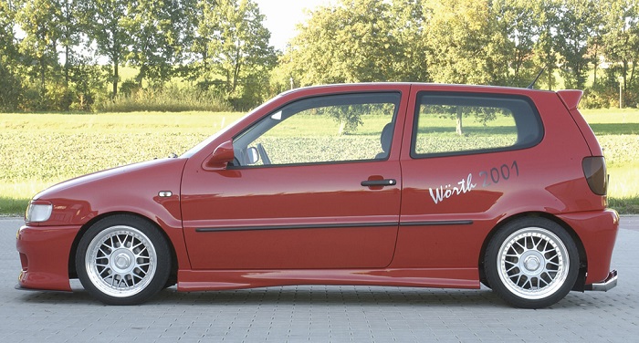 Zijskirts passend voor VW Polo 6N 4 Deurs Rieger