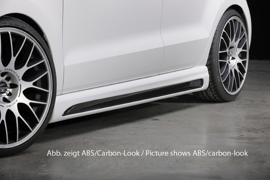Zijskirts VW Polo 6 GTI (6R) Rieger met uitsparing