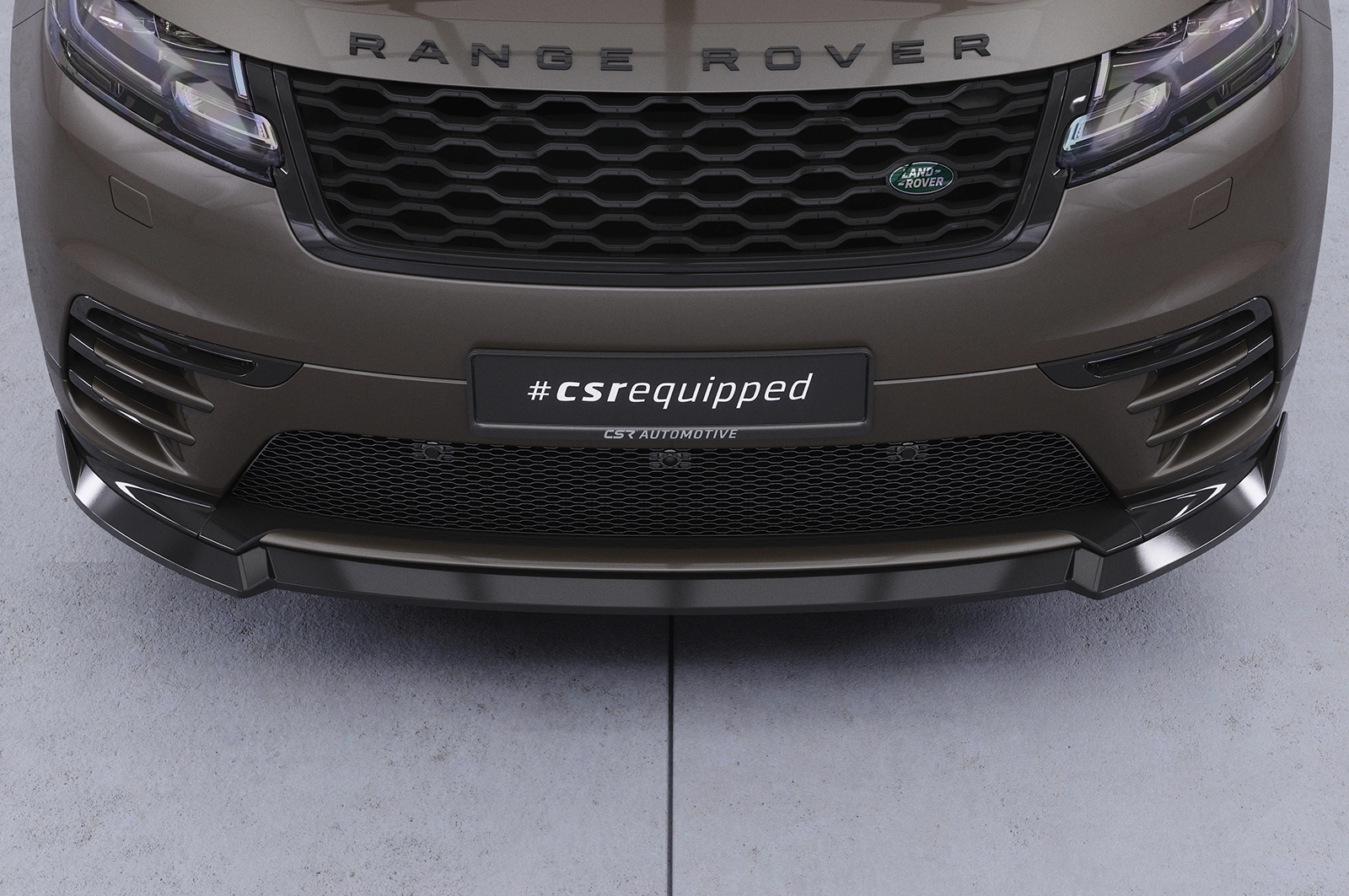 Voorspoiler Land Rover Range Rover Velar Glans Zwart (2020-)