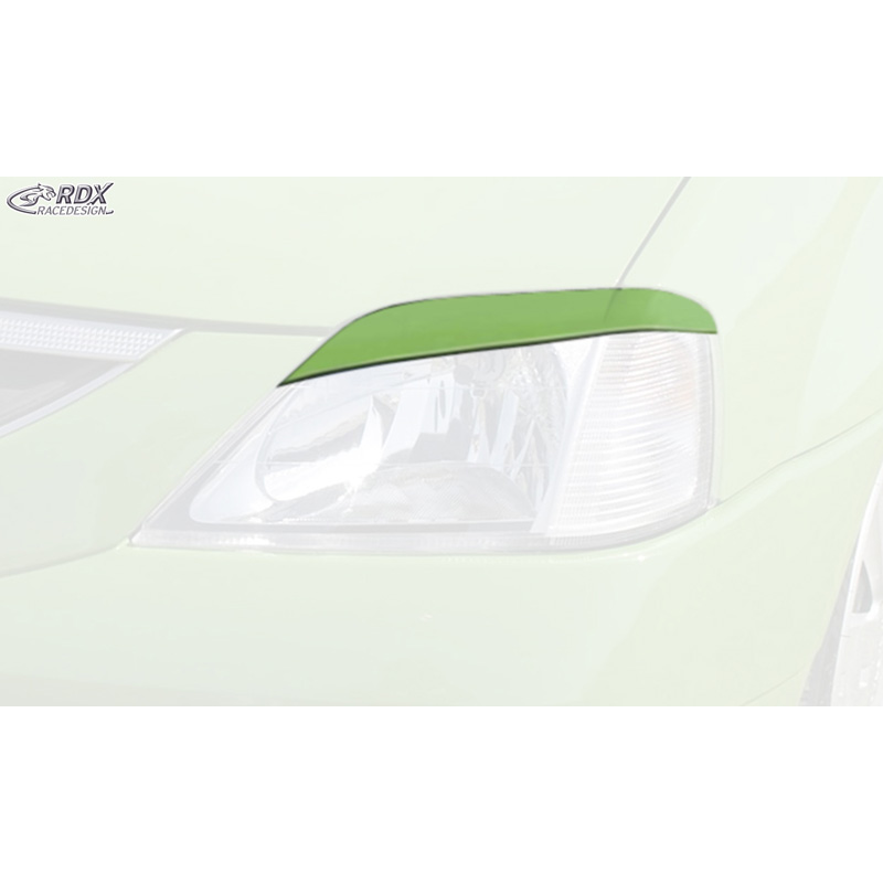Koplampspoilers  Dacia Logan -2008 (ABS)