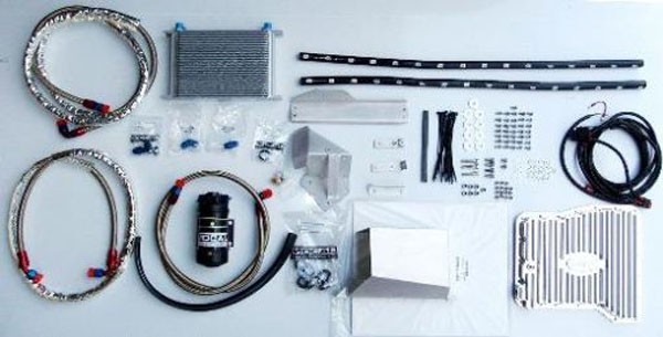 Nissan GT R35 FORGE FULL TRANSMISSION OIL COOLER KIT INCLUDING F