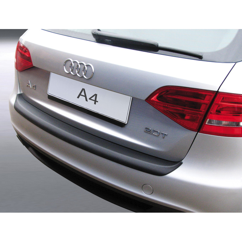 ABS Achterbumper beschermlijst  Audi A4 Avant 2008-2012 Zwart