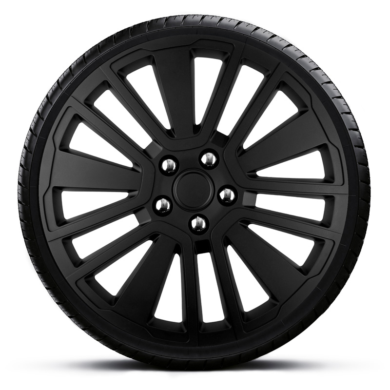 4-Delige J-Tec Wieldoppenset Scuba SR 16-inch zwart