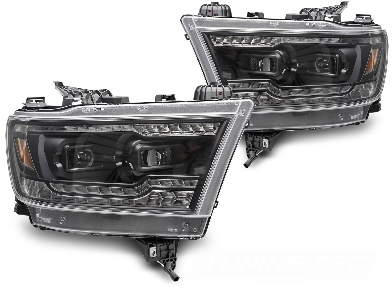 Koplampen Dodge RAM 19-22 Full-LED Dynamisch Zwart