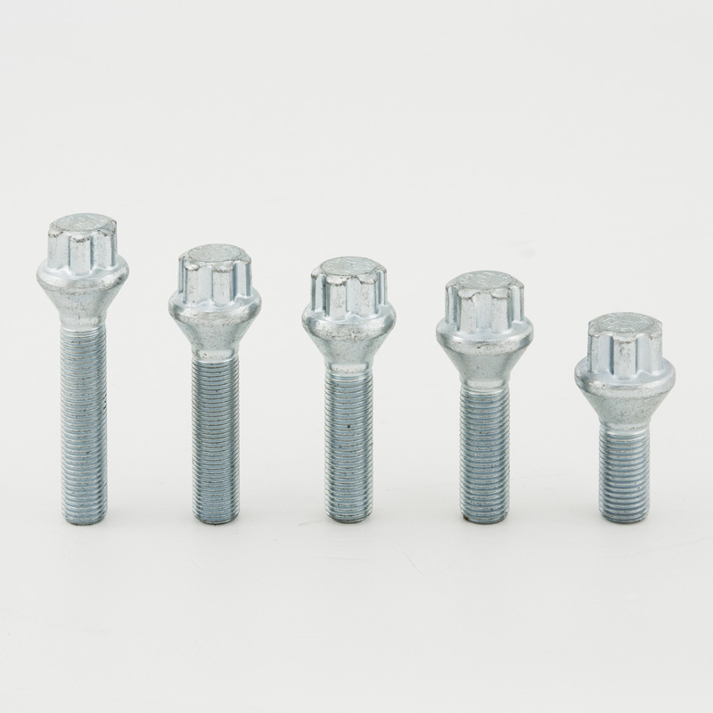 Lange wielbout - M12x1.5mm - Konisch - Lengte 60mm