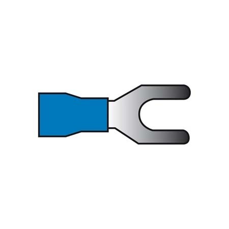 Kabelverbinders 664 blauw 10st
