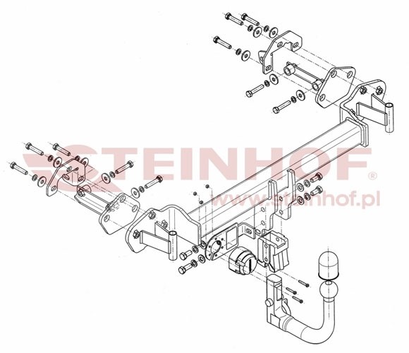 Trekhaak BMW 3 Serie Compact (E46) 06/2001-2005