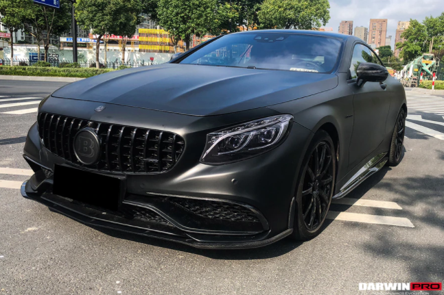 Mercedes Benz C217 S63/S65 AMG Coupe Carbon Fiber Voorbumper Lijst 2014-2017