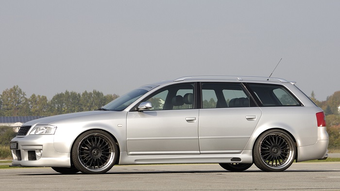 Zijskirts Audi A6 4B Rieger met uitsnede