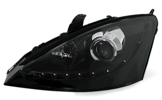 Koplampen Ford Focus 01-04 LED zwart