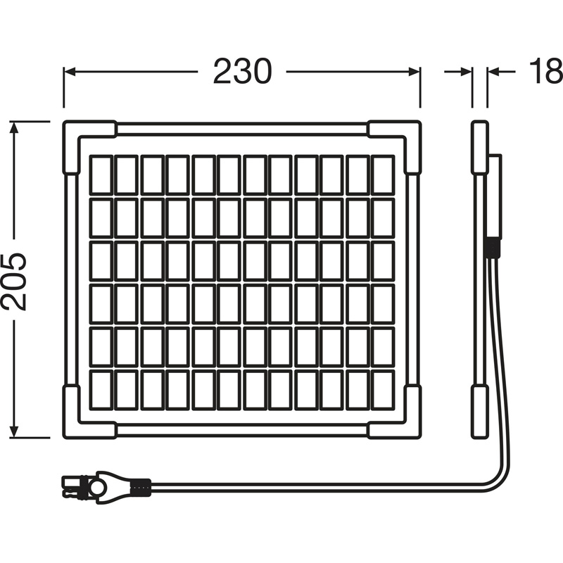 Osram BATTERYcharge Solar 5W - Zonnecel druppellader