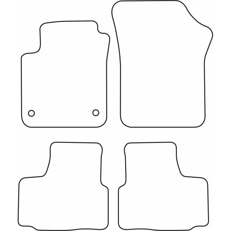 Automatten  Skoda Citigo 2012-