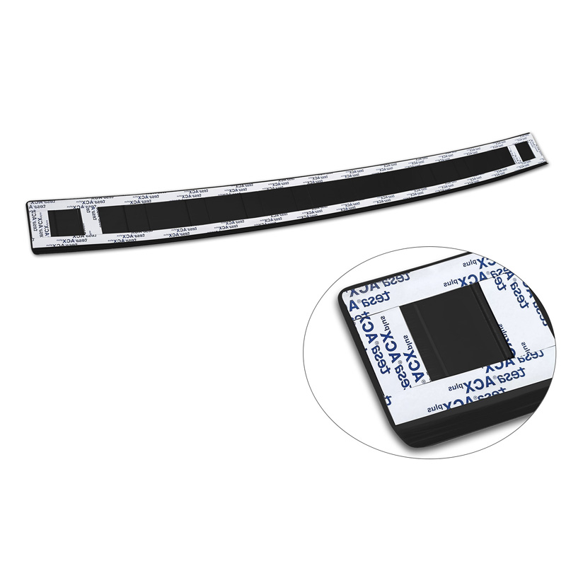 Zwart RVS Achterbumperprotector  Jeep Avenger + EV 2023- 'Ribs'