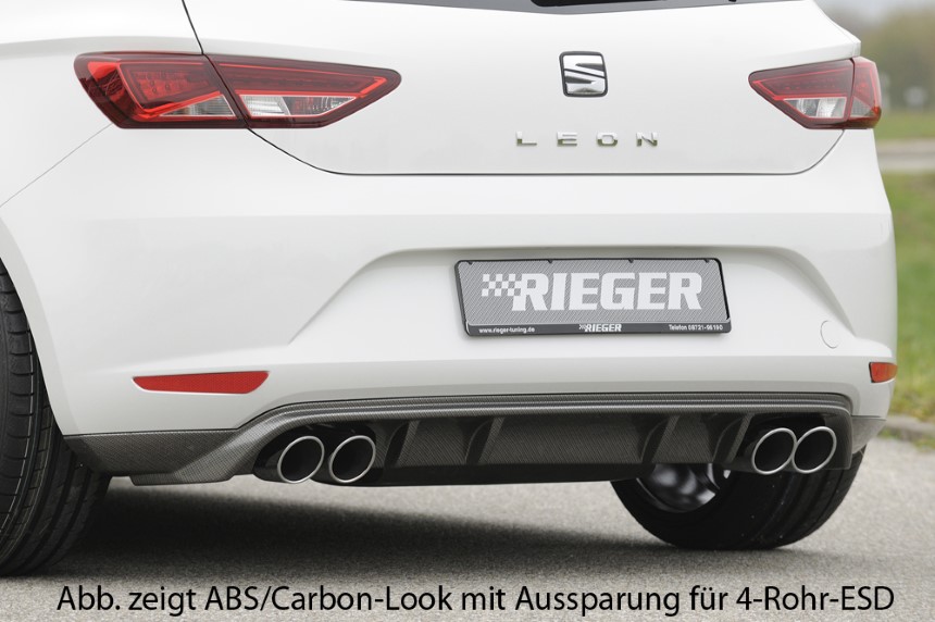 Diffuser Seat Leon F5 Rieger dubbele uitlaat links