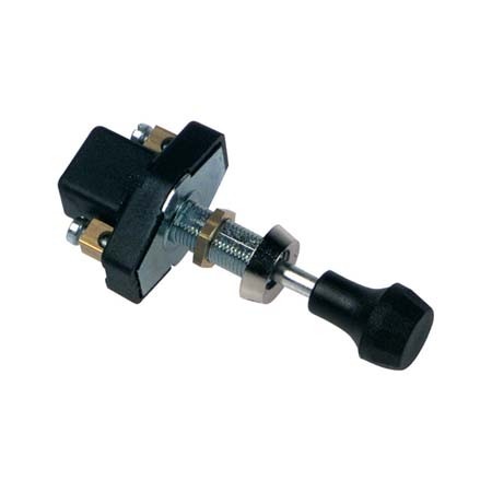 Schakelaar (zwarte knop)